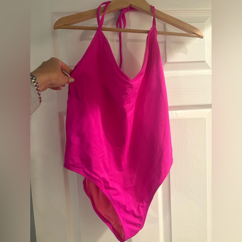 PINK Victoria's Secret Hot Pink One Piece Swimsuit
